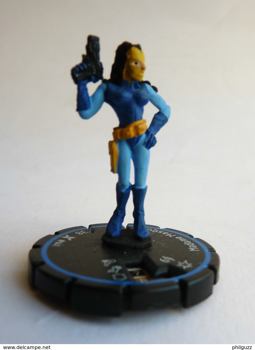 FIGURINE HEROCLIX MARVEL MADAME MASQUE Rareté 3 Socle BLEU - Marvel Heroes