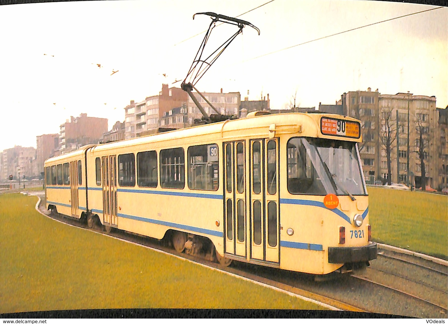 CP - Belgique - Brussels - Bruxelles - Voiture Tramway P.C.C. - Serie 7800 - Nahverkehr, Oberirdisch