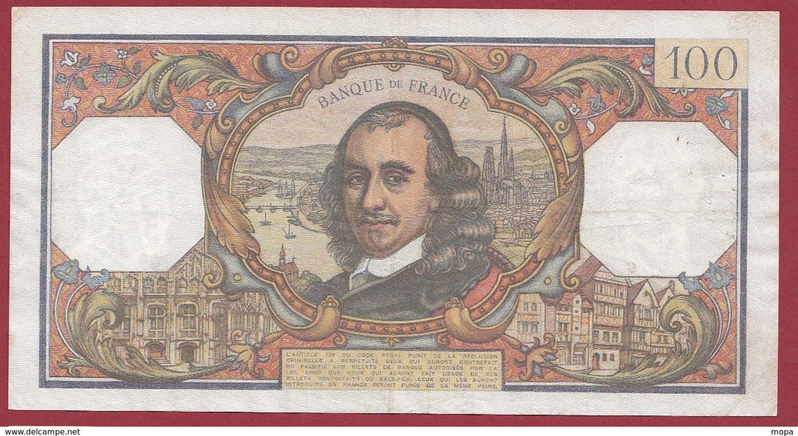 100 Francs "Corneille" Du 02/04/1964.C---TTB+---ALPH .H.3 - 100 F 1964-1979 ''Corneille''