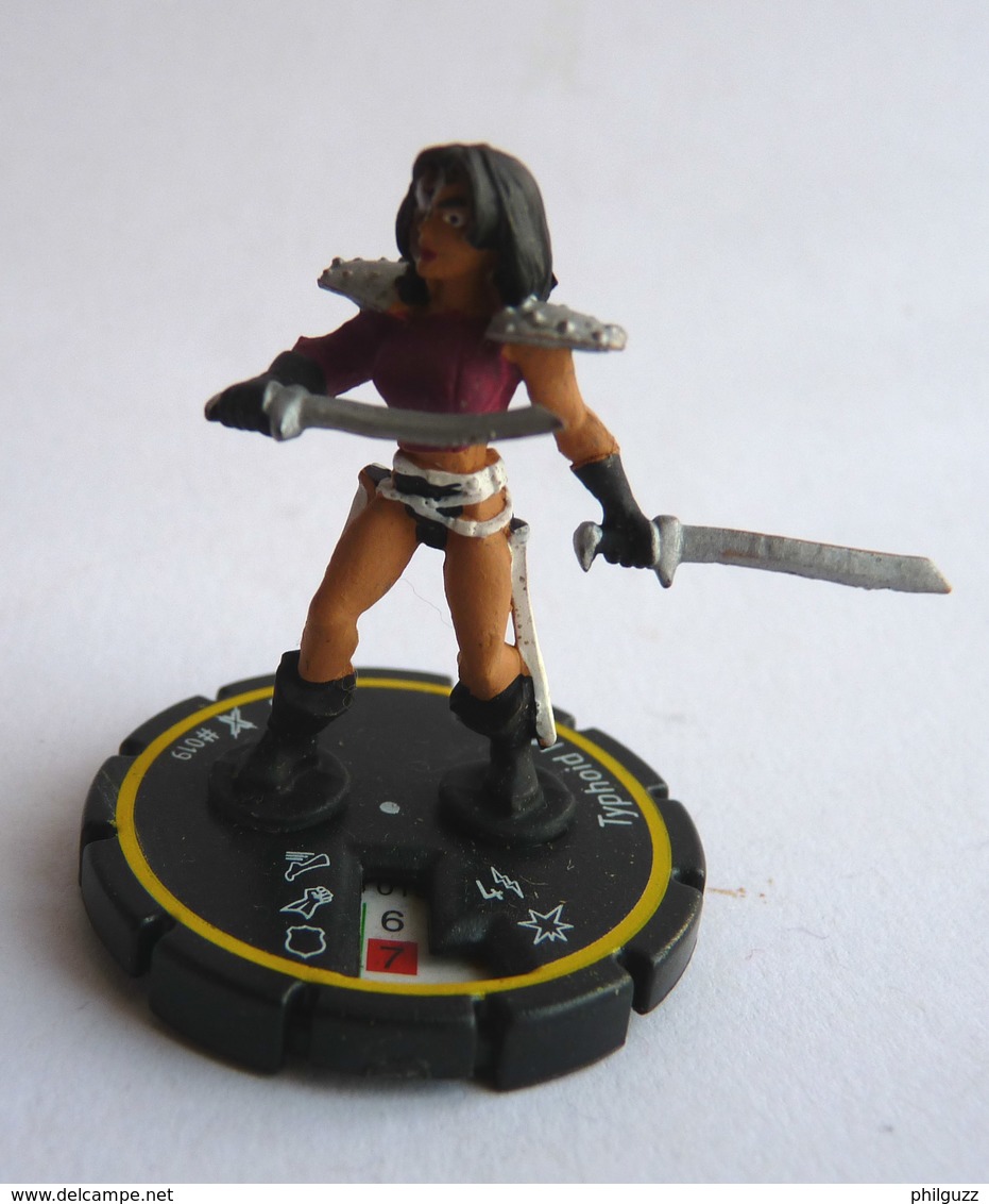 FIGURINE HEROCLIX MARVEL TYPHOID MARY Rareté 2 Socle JAUNE - Marvel Herös