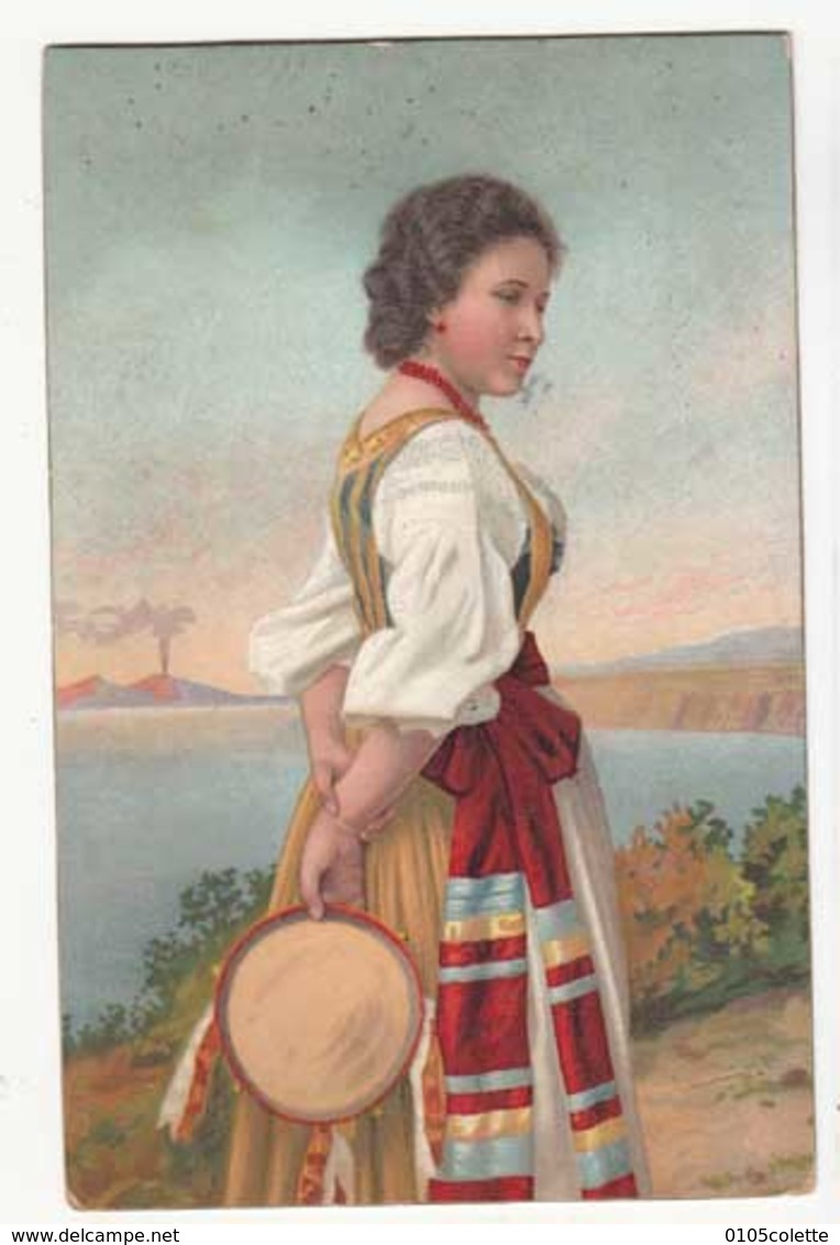 CPA - Italie - Campania - Costume - Carte Précurseur:  Achat Immédiat - ( Cd030 ) - Costumes