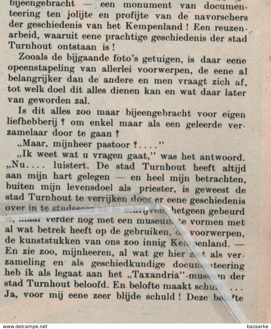 LOVENJOUL..1935..BIERBEEK.. EEN VREDIGE PASTORIJ VOOR DE KUNSTLIEFHEBBER EEN WAAR MEKKA/  " TAXANDRIA" MUSEUM TURNHOUT - Non Classés