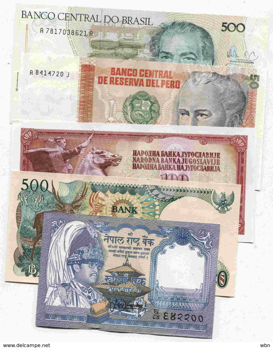 Set 5 Banknotes (see Scan) -aUNC - - Autres & Non Classés