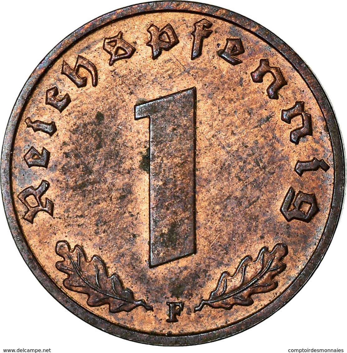 Monnaie, Allemagne, IIIème Reich, Reichspfennig, 1940, Stuttgart, TB+, Bronze - 1 Reichspfennig