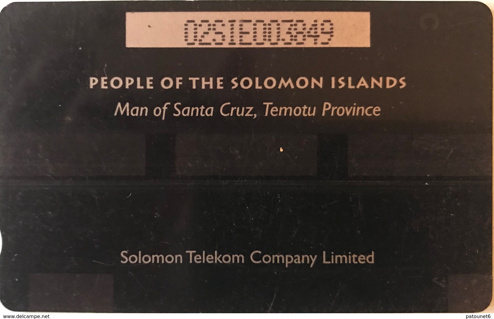 SALOMON  - Phoncard  - Cable § Wireless - Solomon Telecom - Man Of Santa Cruz  -  SI$50 - Islas Salomon