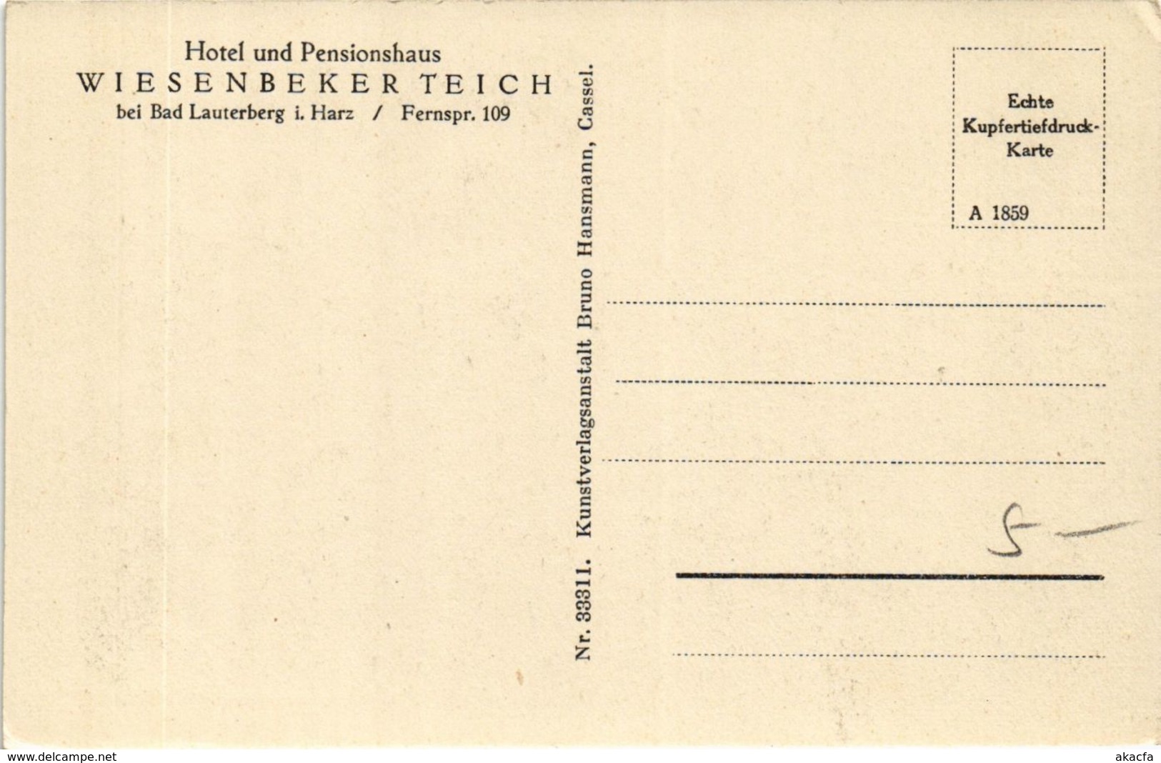 CPA AK Bad Lauterberg Wiesenbeeker Teich GERMANY (955777) - Bad Lauterberg