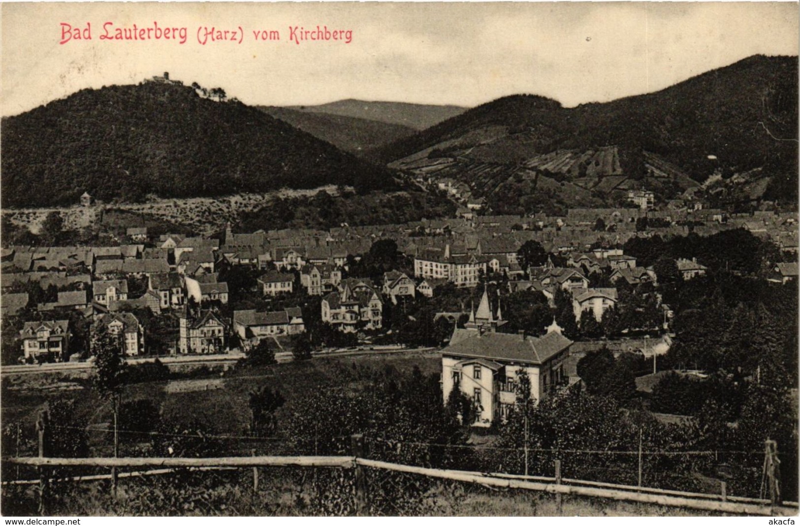 CPA AK Bad Lauterberg Vom Kirchberg GERMANY (955780) - Bad Lauterberg