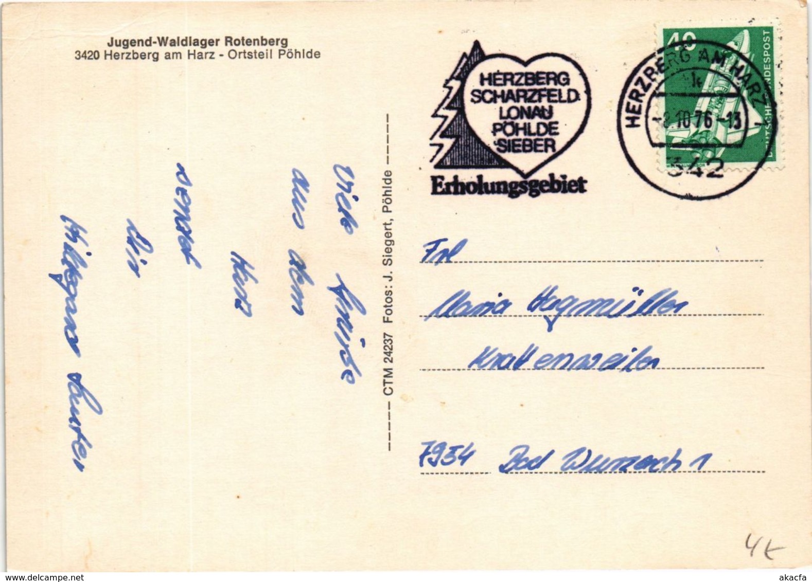 CPA AK Herzberg Jugend-Waldlager Rotenberg GERMANY (955820) - Herzberg