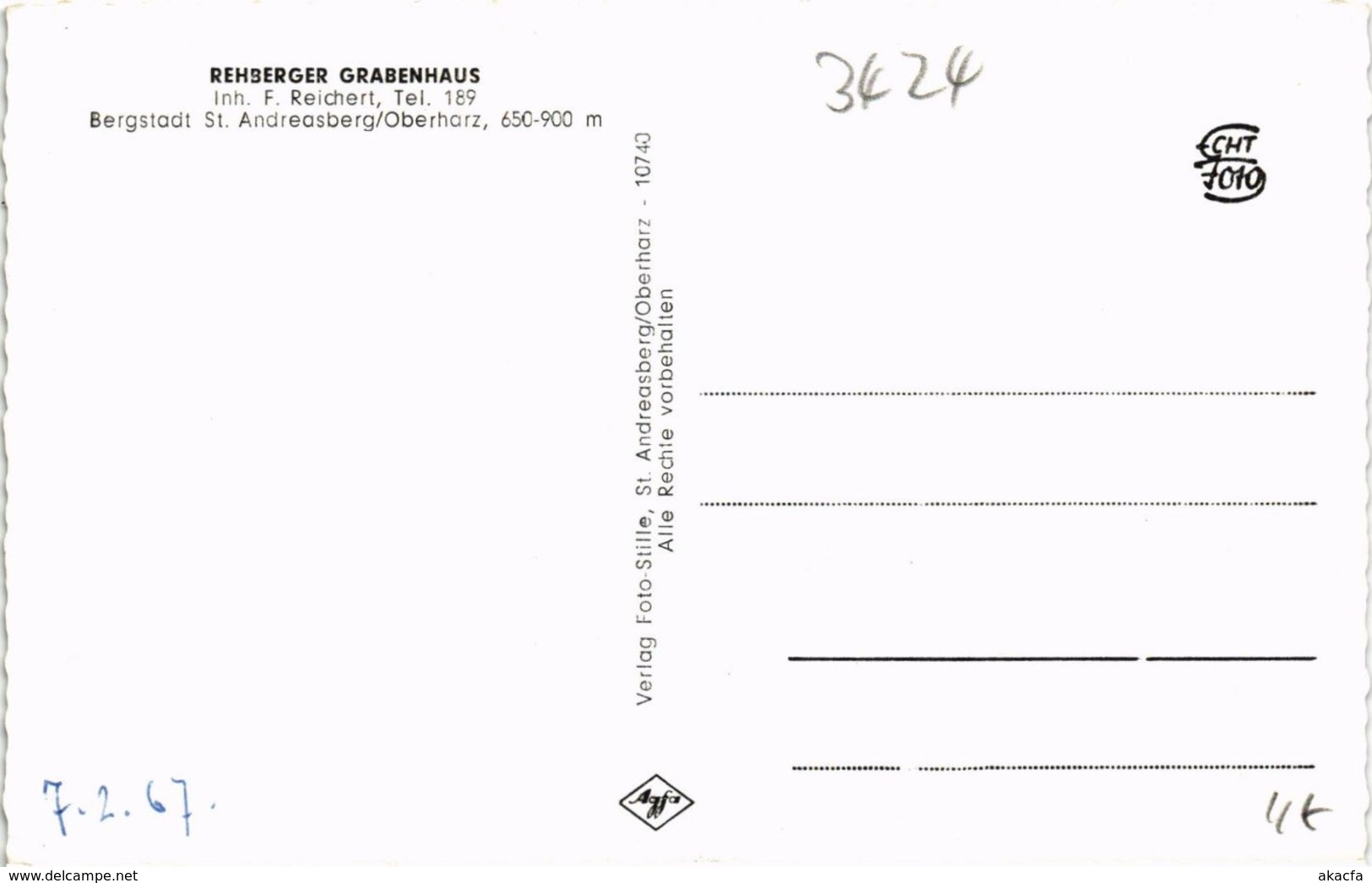 CPA AK St.Andreasberg Rehberger Grabenhaus GERMANY (955847) - St. Andreasberg
