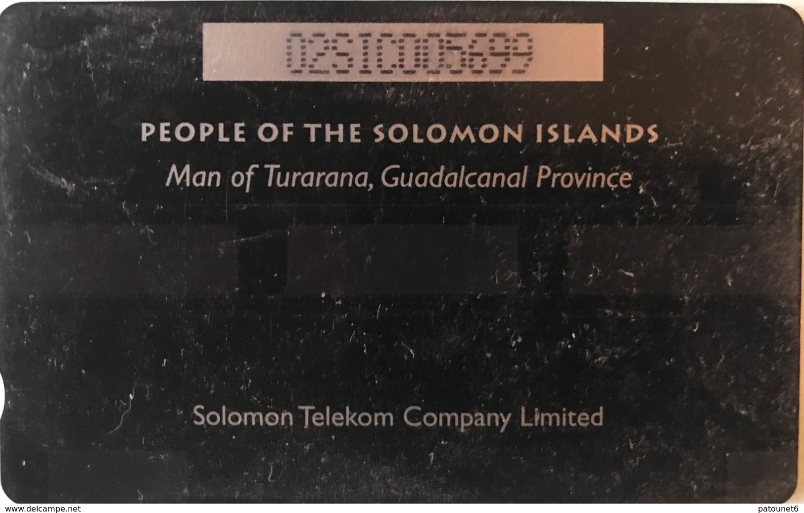 SALOMON  - Phoncard  - Cable § Wireless - Solomon Telecom - Man Of Turanana  -  SI$10 - Solomoneilanden