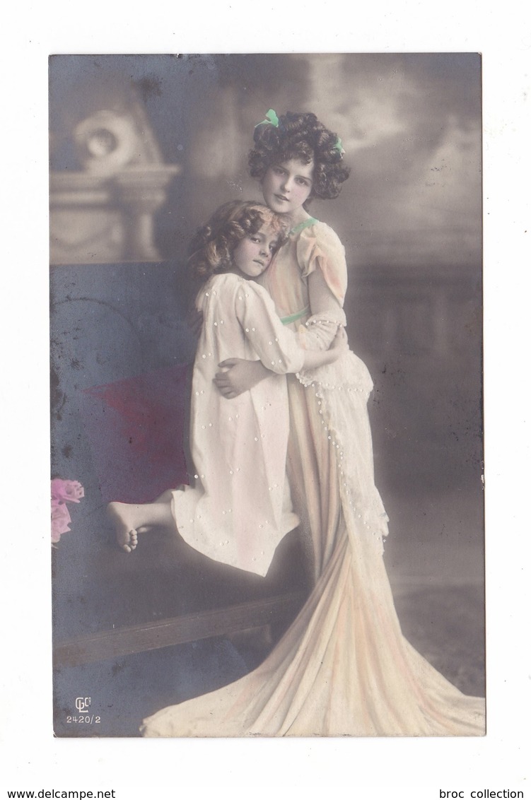 Jolies Fillettes, Fillette, Ellen, Victorain Girls, 1910, éd. GL Co N° 2420/2 - Portraits