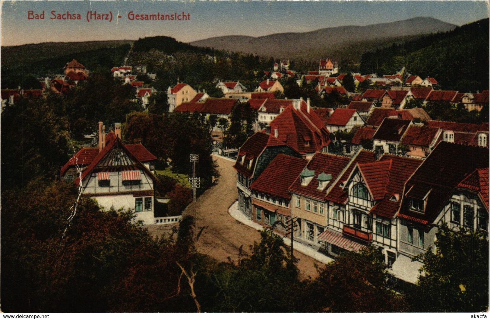 CPA AK Bad Sachsa Gesamtansicht GERMANY (955946) - Bad Sachsa