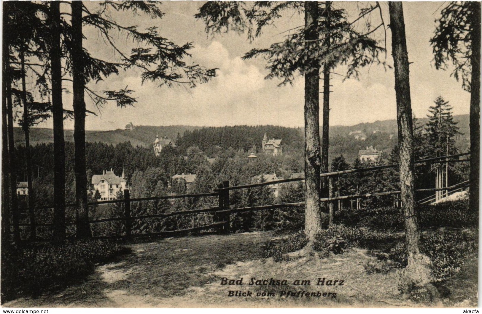 CPA AK Bad Sachsa Blick Vom Pfaffenberg GERMANY (955975) - Bad Sachsa