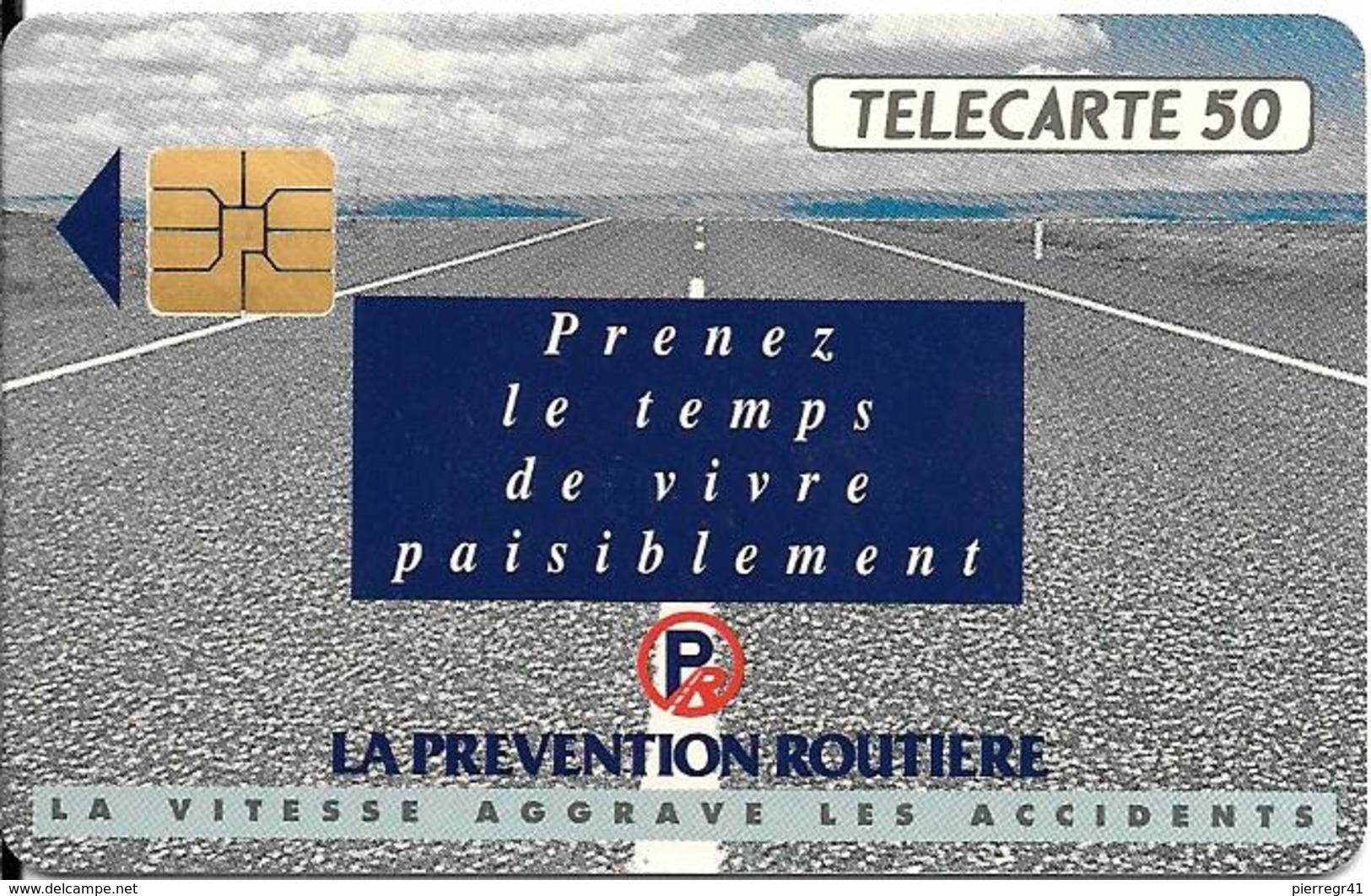 CARTE-PUCE-PRIVEE-PUBLIC- 50U-EN 518-SO3-12/92-PREVENTION ROUTIERE-R°Mat-Utilisé-TBE-LUXE - 50 Unités   