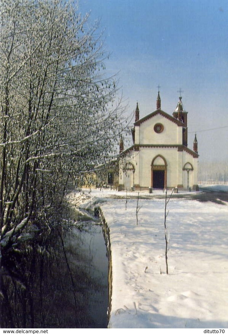 Faule - Cuneo - Il Santuario Madonna Del Lago Nella Suggestiva Veste Invernale - Formato Grande Non Viaggiata – E 15 - Cuneo