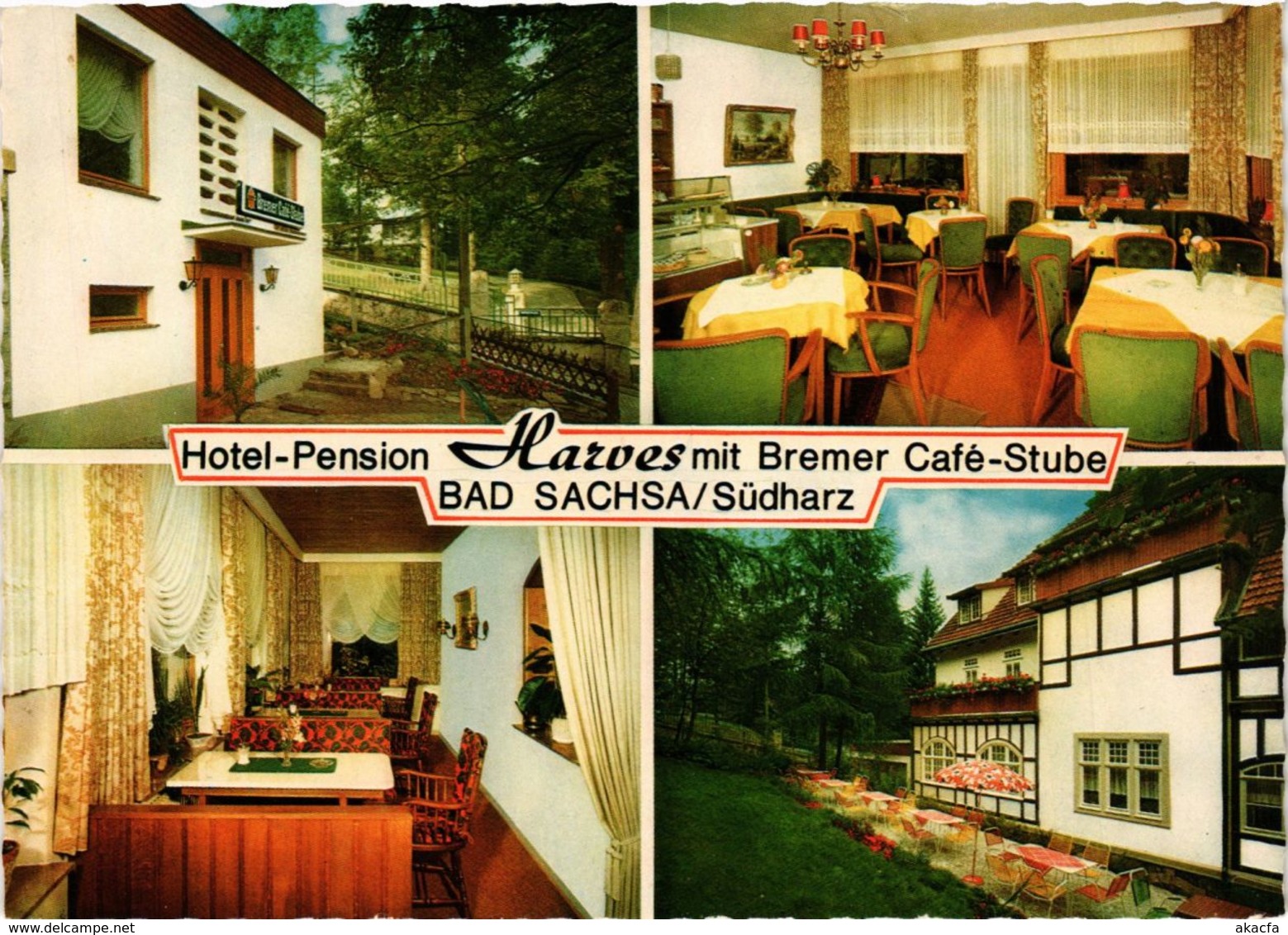 CPA AK Bad Sachsa Hotel Pension Harves GERMANY (956038) - Bad Sachsa
