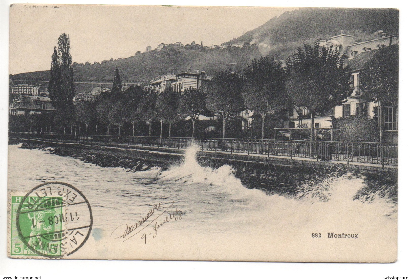 MONTREUX Gel. 1908 V. Lausanne - Lausanne