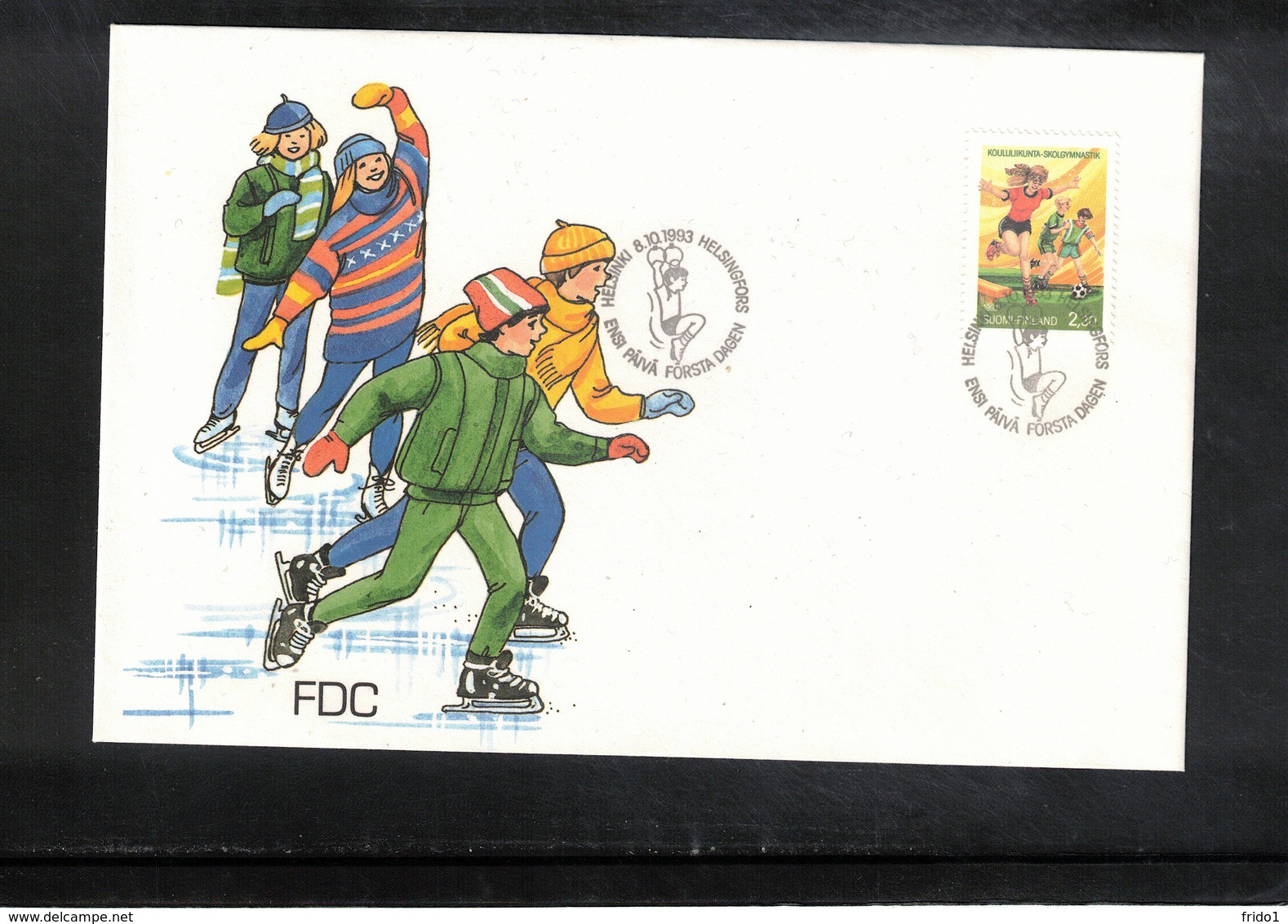 Finland 1993 Children's Sports FDC - Briefe U. Dokumente