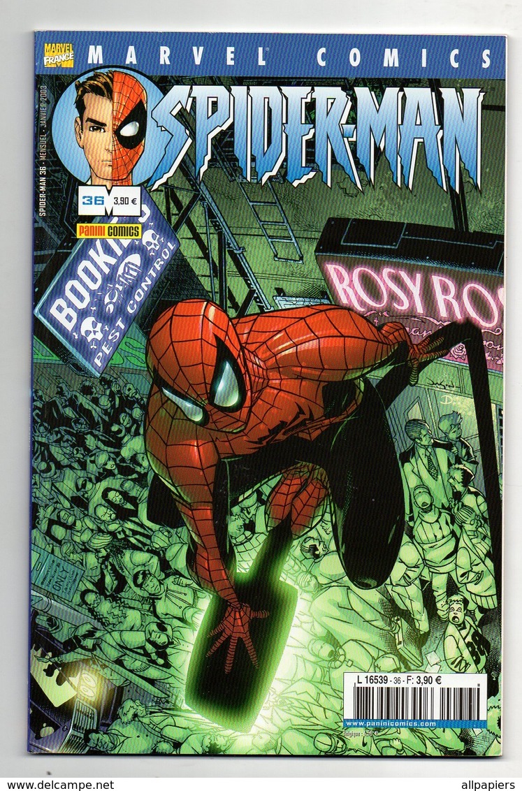 Spider-Man N°36 L'enquête - Tisseurs De Toile - Nom De Code John Hancock - Tu Peux M'appeler Al - Deadline De 2003 - Spiderman