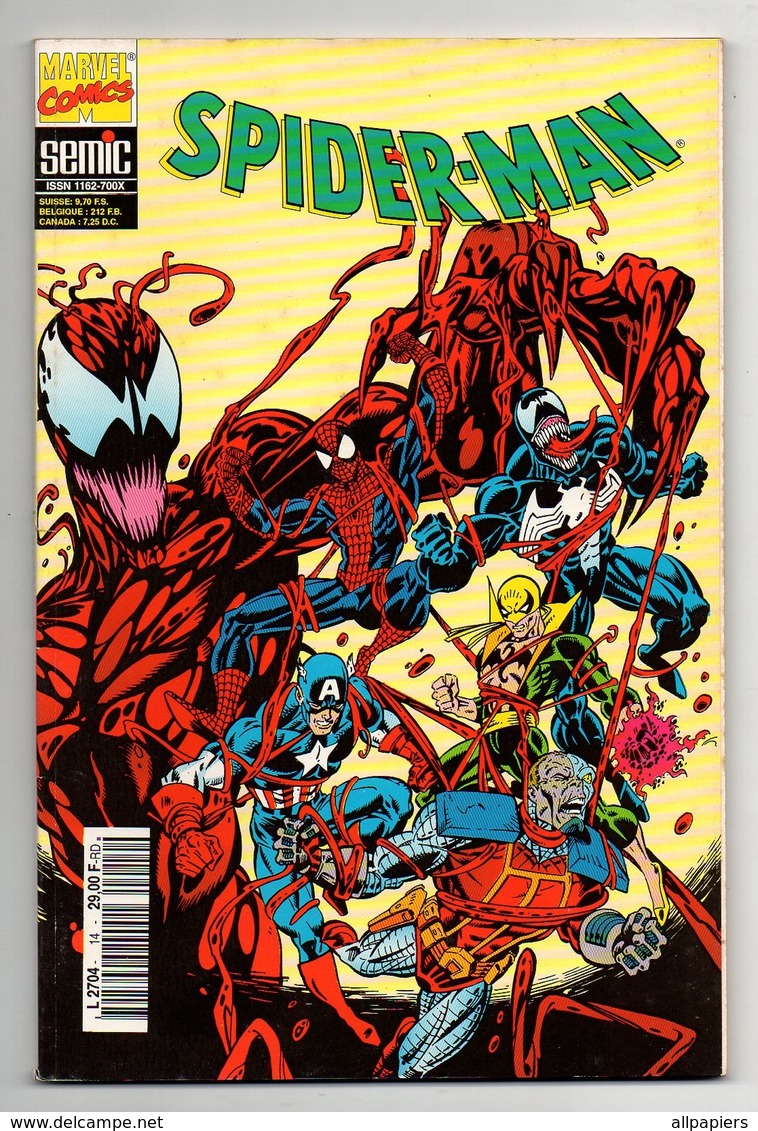 Spider-Man N°14 Maximum Carnage - La Haine L'horreur Et Le Héros - La Guerre Du Coeur - Lumière De 1995 - Spiderman