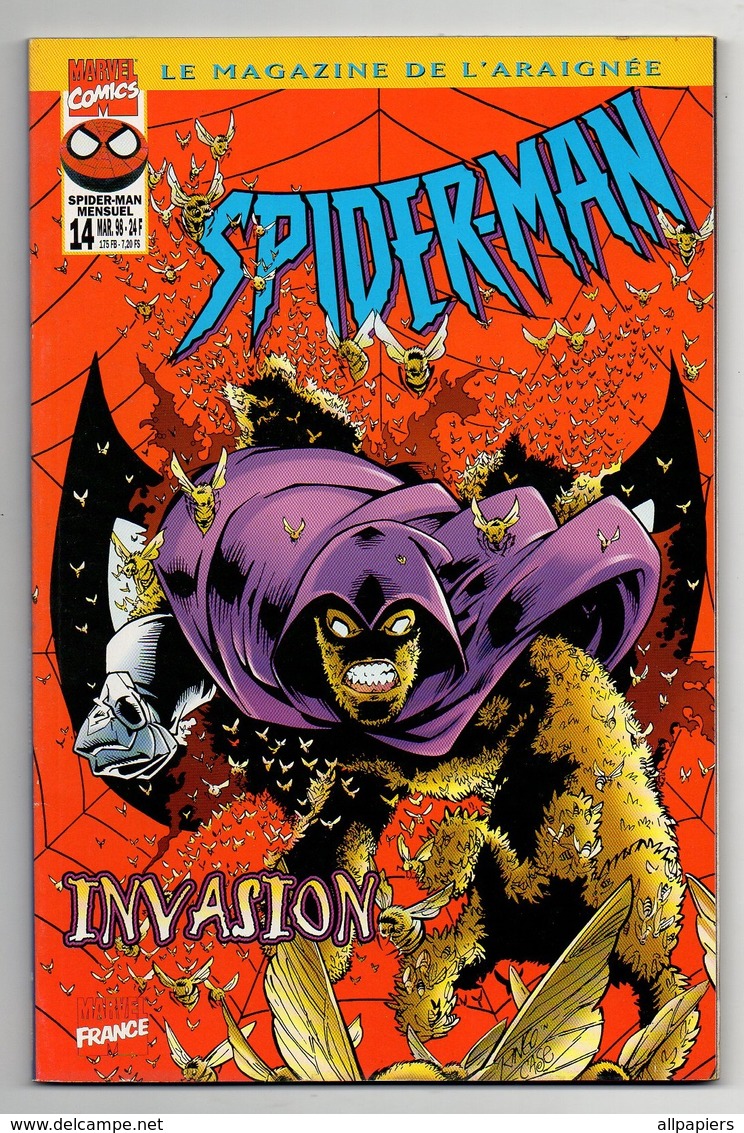 Spider-Man N°14 Invasion - Manipulations - Deuxième Chance - échec à La Reine - La Toile De L'araignée De 1998 - Spiderman