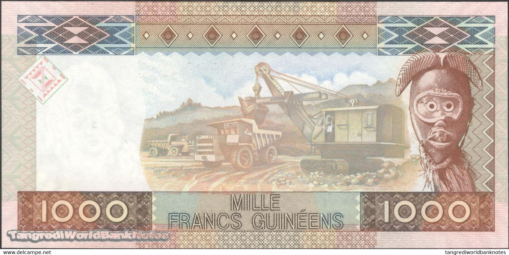 TWN - GUINEA 43a - 1000 1.000 Francs 2010 50th Ann. Of Central Bank And Guinean Currency - Prefix LB UNC - Guinea