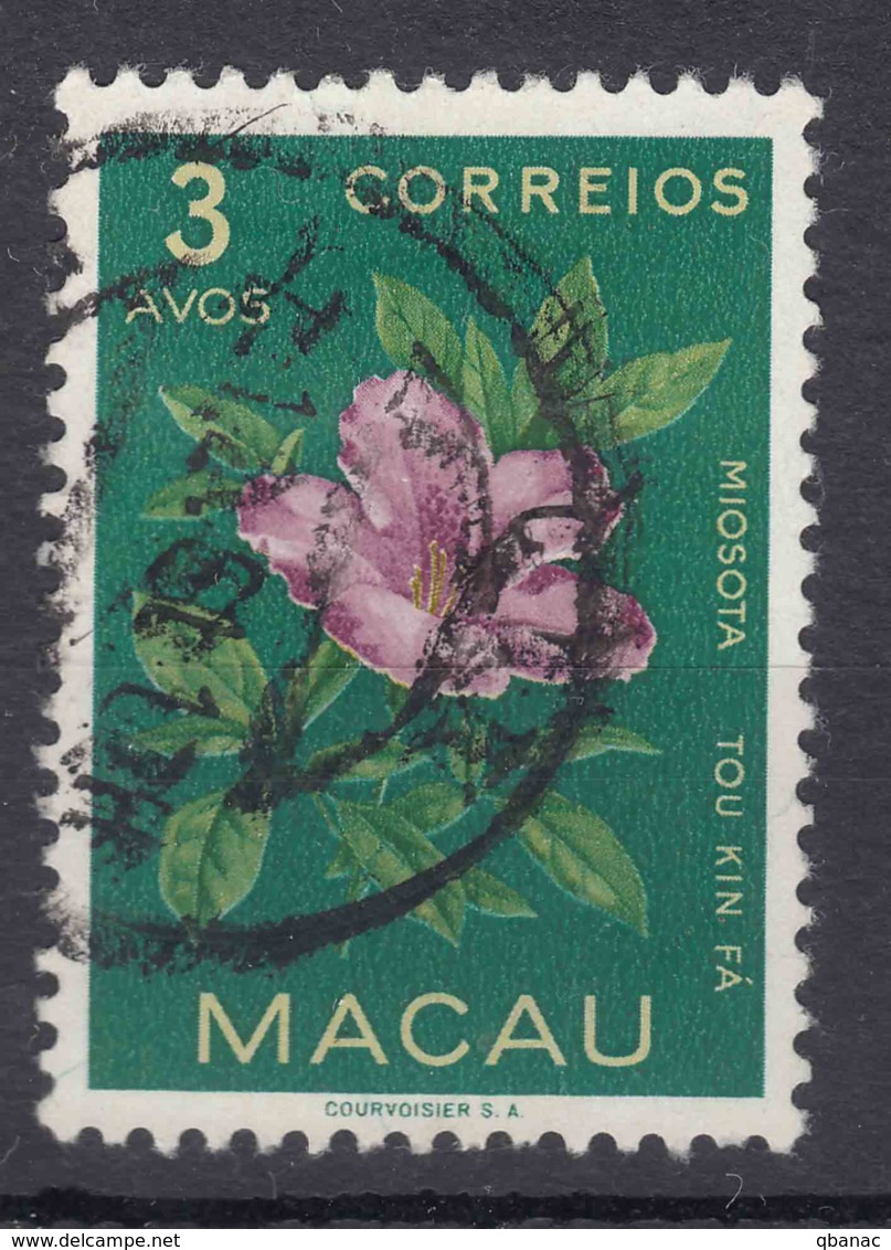 Portugal Macao Macau 1953 Flowers Mi#395 Used - Gebraucht