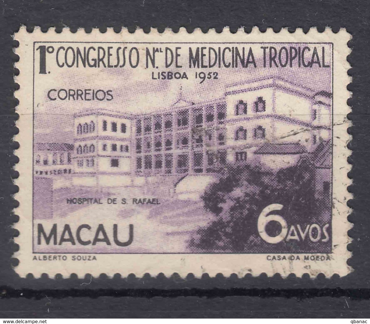 Portugal Macao Macau 1952 Mi#387 Used - Gebruikt