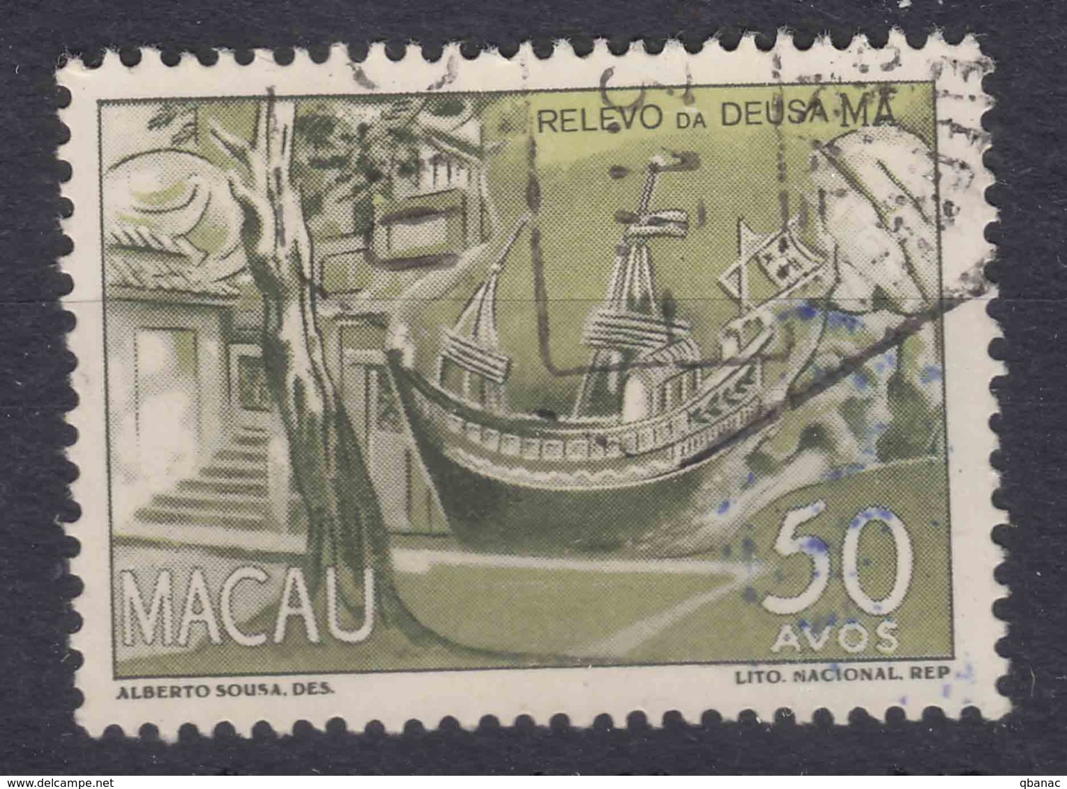 Portugal Macao Macau 1950 Mi#368 Used - Oblitérés