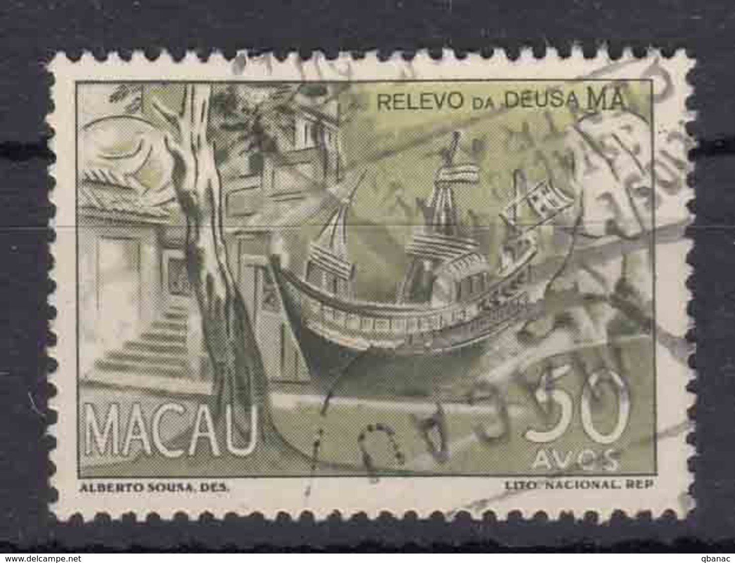 Portugal Macao Macau 1950 Mi#368 Used - Usati