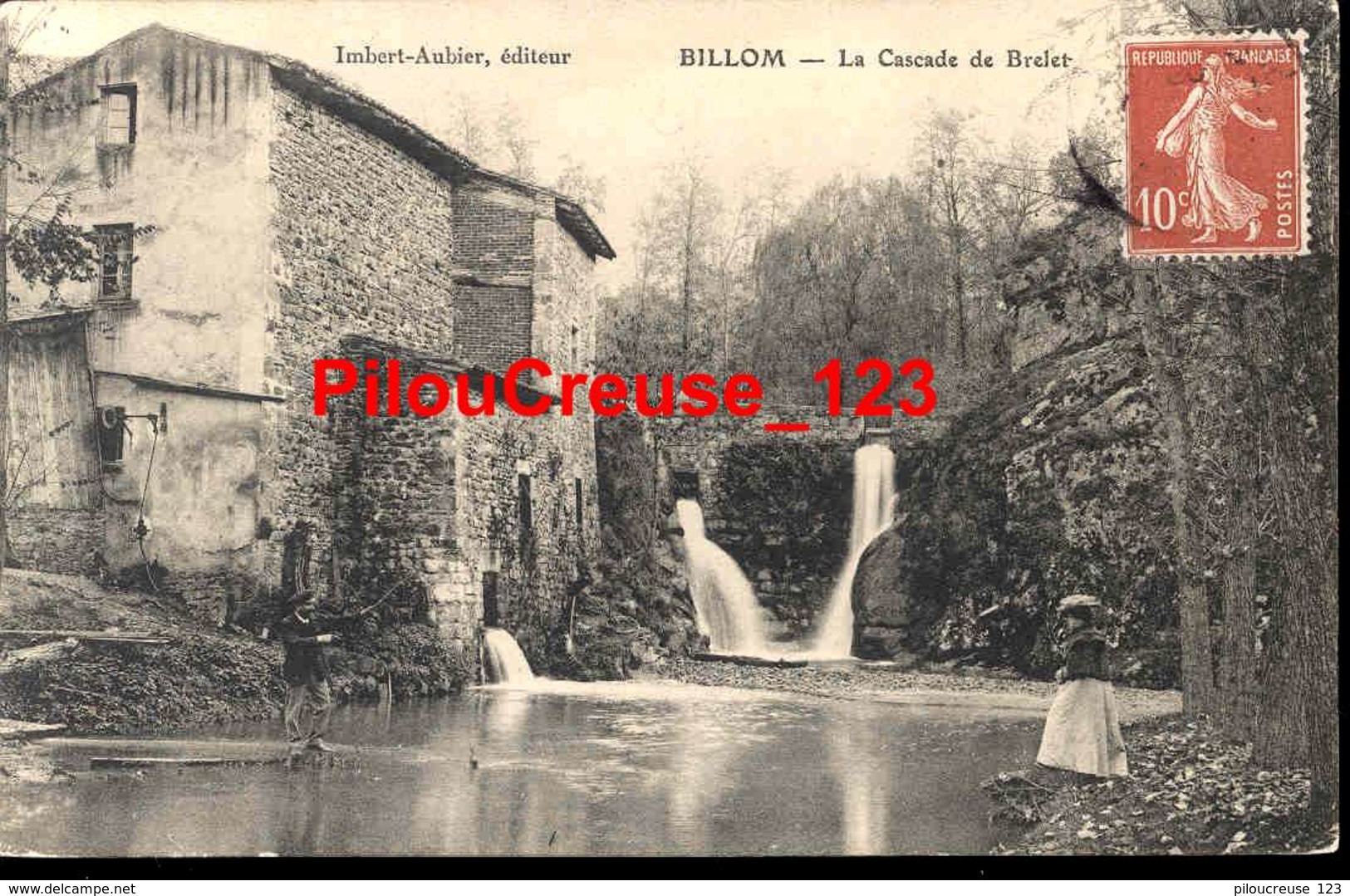 63 Puy De Dôme - BILLOM - " La Cascade De Brelet - Animation " - Autres & Non Classés