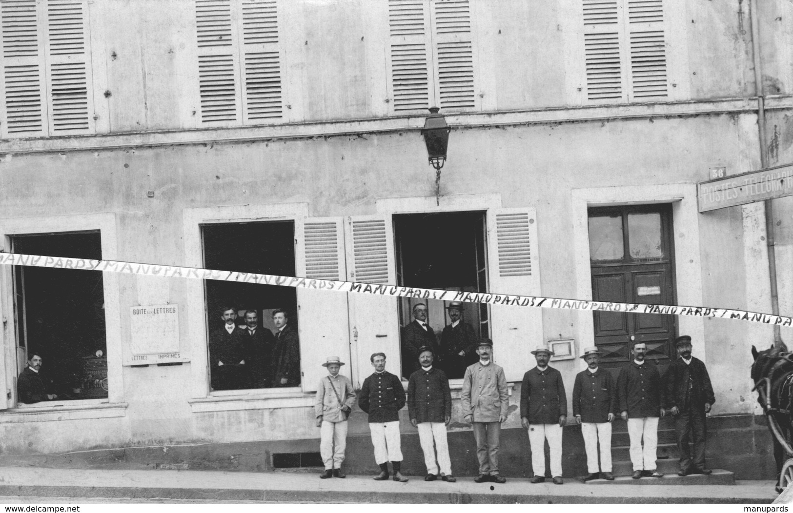 28 NOGENT LE ROTROU / CARTE PHOTO / 1911 / POSTE / PERSONNEL DES POSTES / FACTEURS - Nogent Le Rotrou