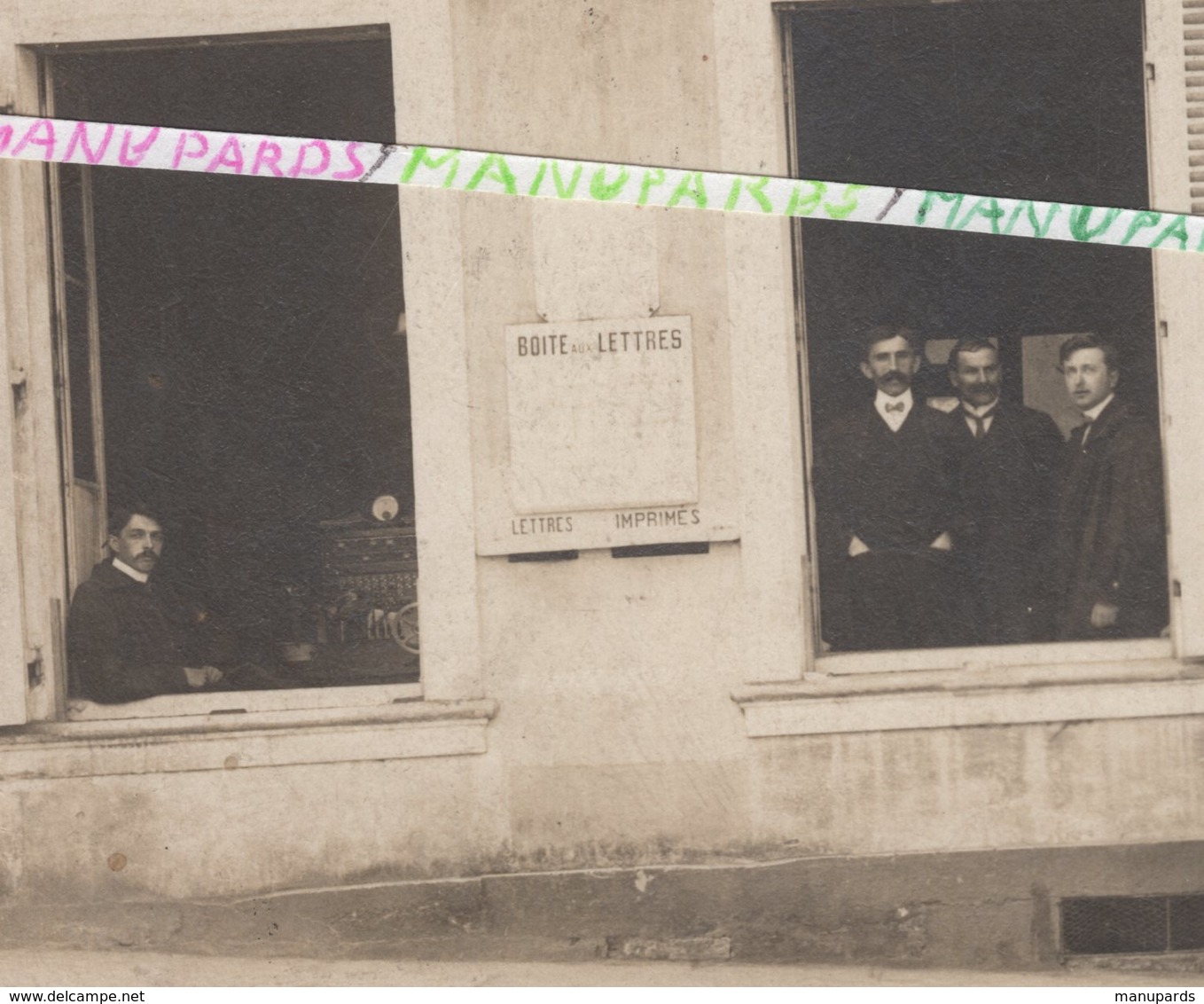 28 NOGENT LE ROTROU / CARTE PHOTO / 1911 / POSTE / PERSONNEL DES POSTES / FACTEURS