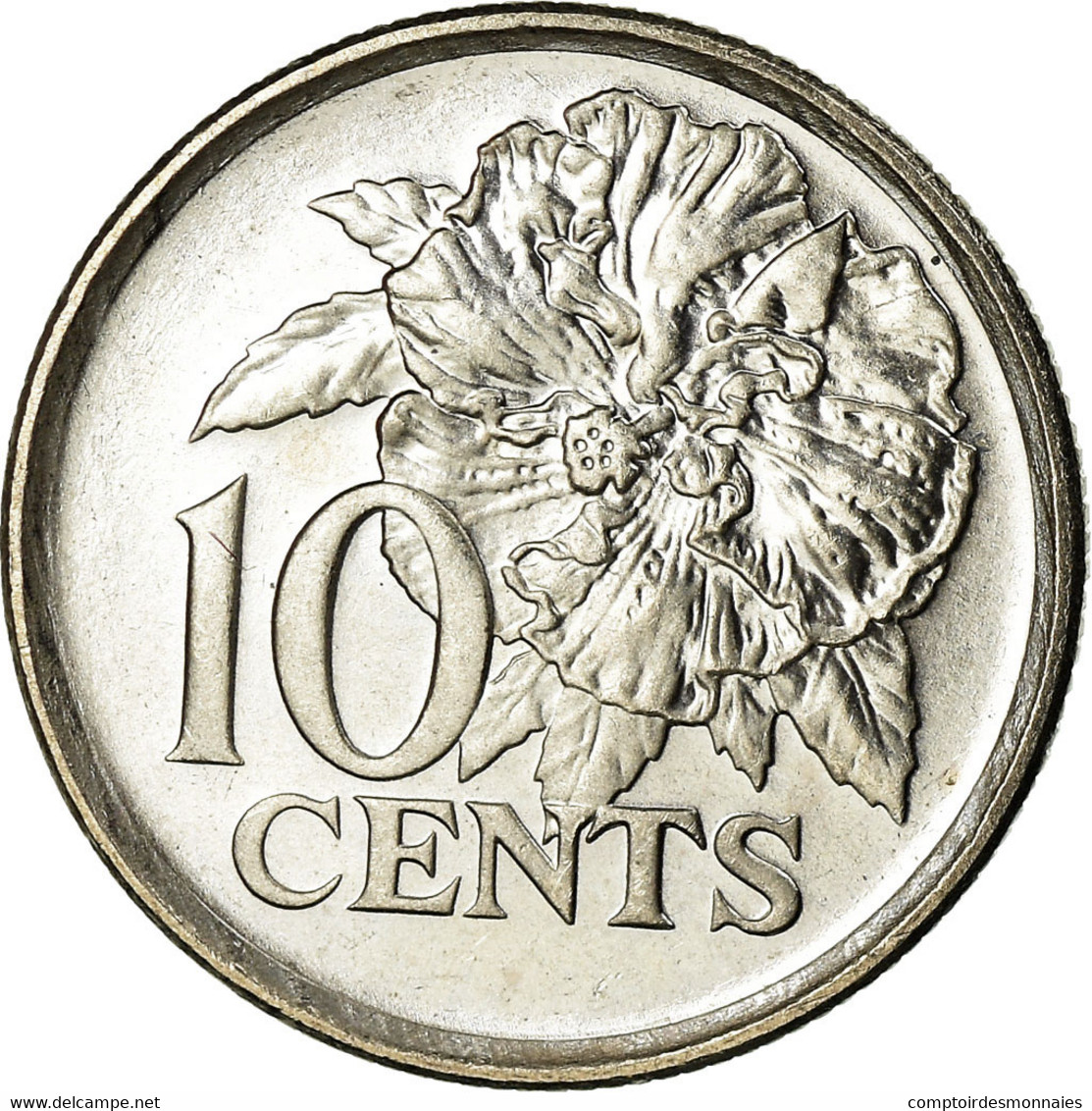 Monnaie, TRINIDAD & TOBAGO, 10 Cents, 1997, Franklin Mint, TTB, Copper-nickel - Trinidad En Tobago