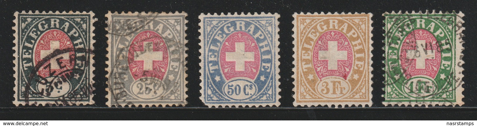 SWITZERLAND - 1880's - Nice Set - ( Telegraphie ) - As Scan - Télégraphe