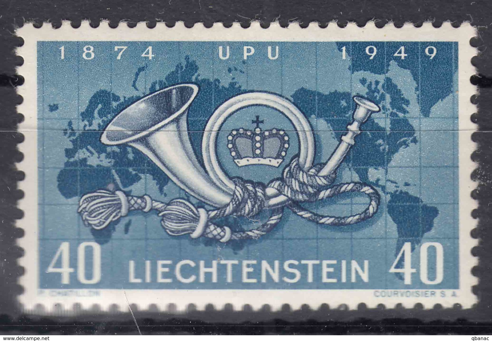 Liechtenstein 1949 UPU Mi#277 Mint Hinged - UPU (Universal Postal Union)