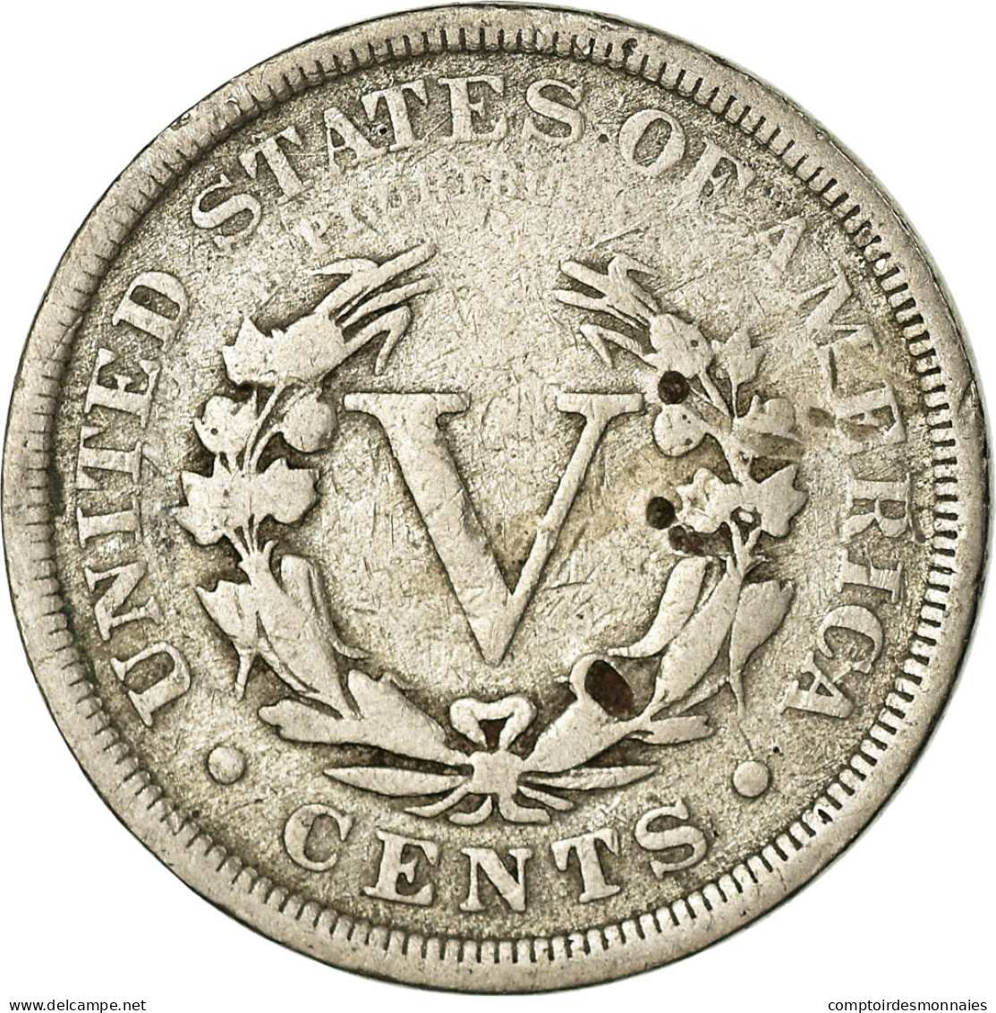 Monnaie, États-Unis, Liberty Nickel, 5 Cents, 1904, U.S. Mint, Philadelphie - 1883-1913: Liberty (Libertà)