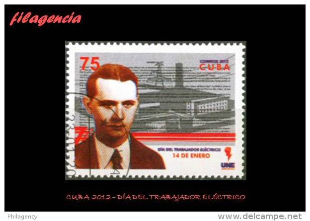USADOS. CUBA. 2012-03 DÍA DEL TRABAJADOR ELÉCTRICO - Gebraucht