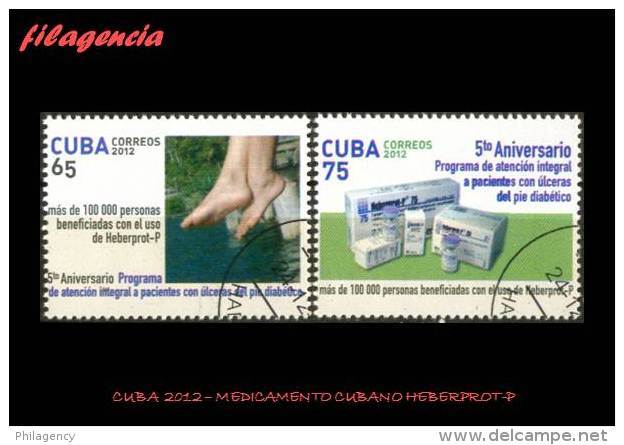 USADOS. CUBA. 2012-34 MEDICAMENTO CUBANO HEBERPROT-P PARA LA DIABETES - Gebruikt