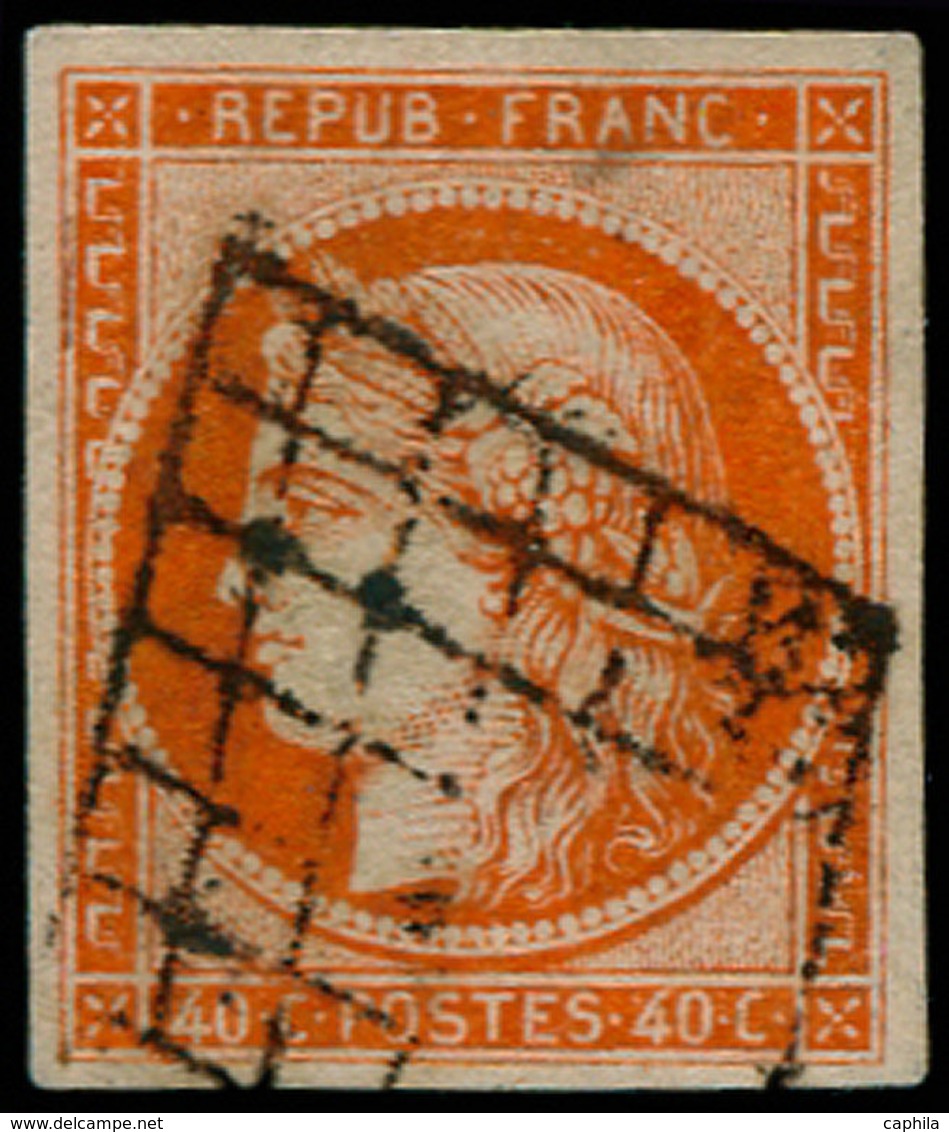 O FRANCE - Poste - 5, Faux De Spérati, Signé + Certificat Calves - 1849-1850 Cérès