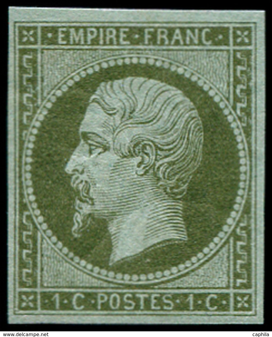 ** FRANCE - Poste - 11, TB: 1c. Olive - 1849-1850 Cérès