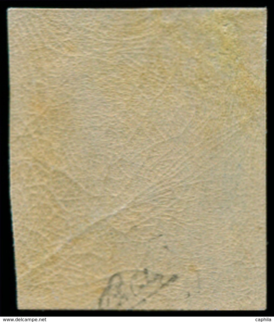 ** FRANCE - Poste - 14B, Type II, Signé Calves: 20c. Bleu - 1849-1850 Ceres