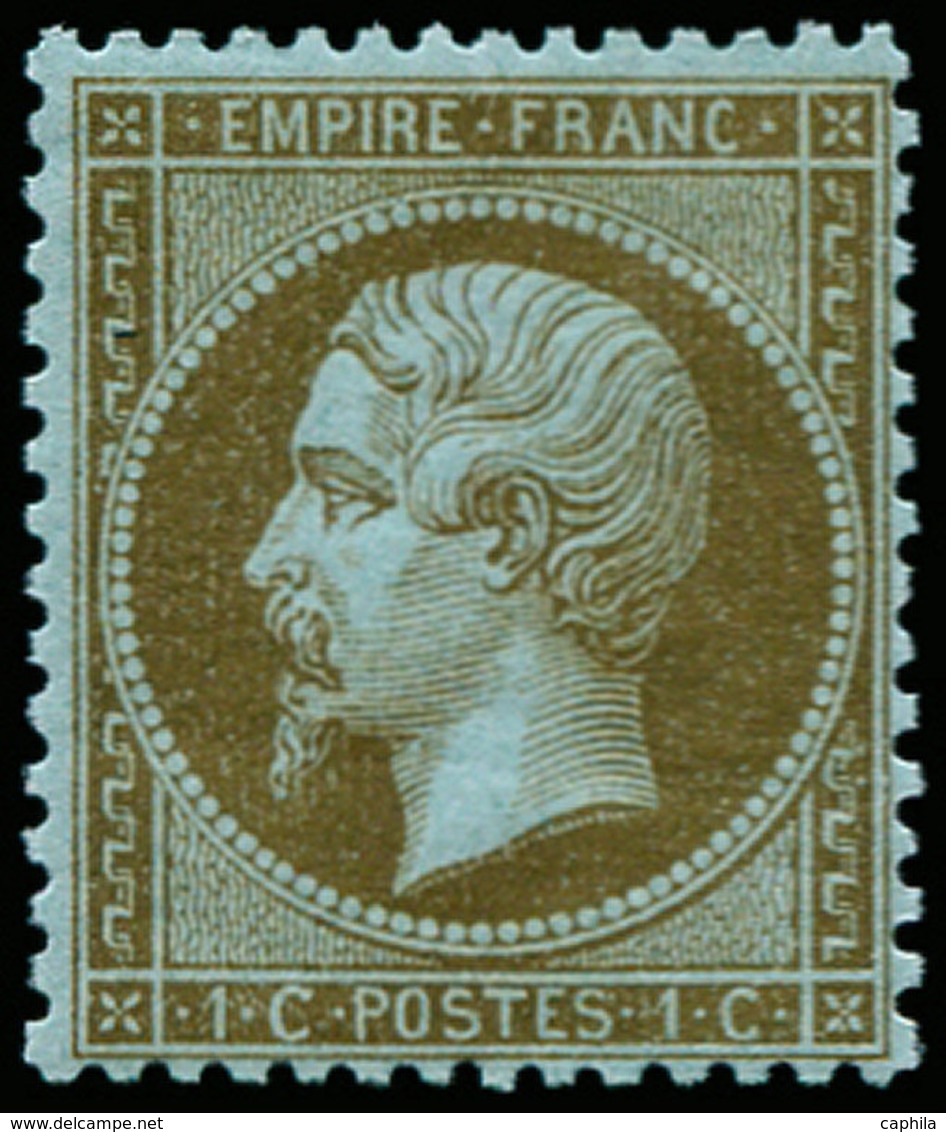 ** FRANCE - Poste - 19b, Mordoré, TB: 1c. Napoléon III - 1849-1850 Cérès