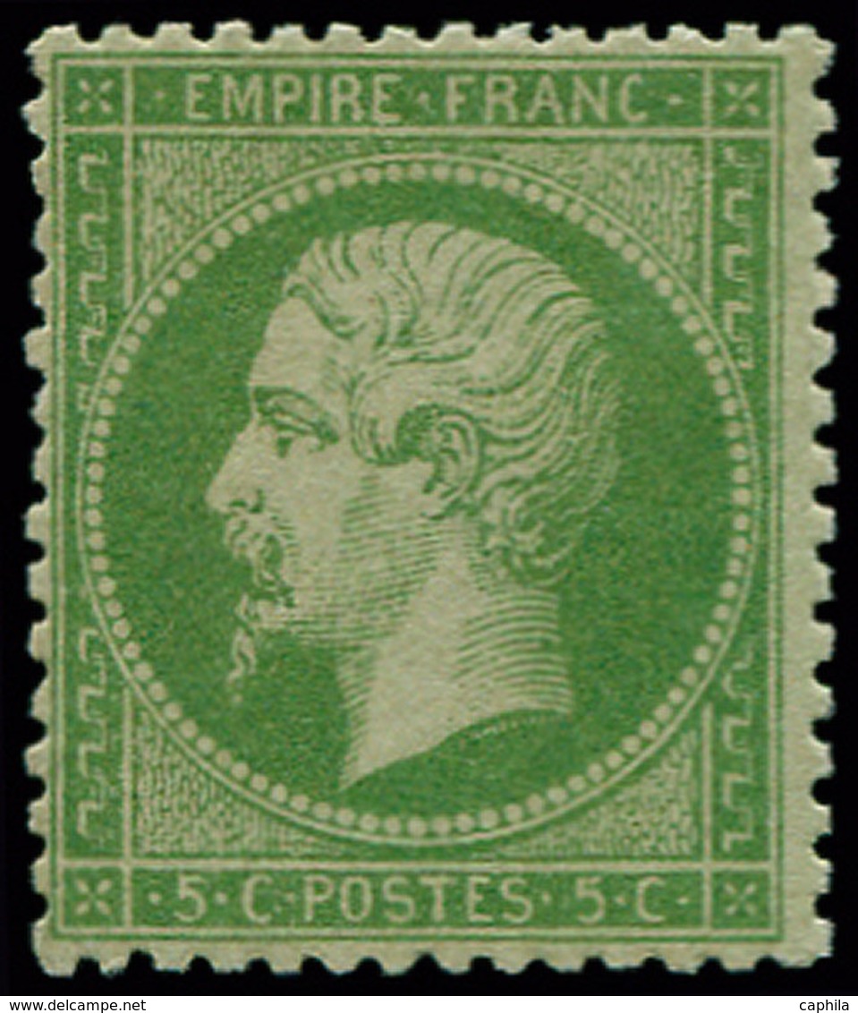 ** FRANCE - Poste - 20, Signé Calves: 5c. Vert - 1849-1850 Cérès