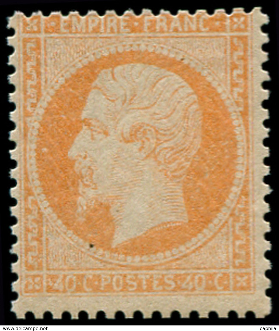 ** FRANCE - Poste - 23, Signé Scheller Et Blanc: 40c. Orange - 1849-1850 Cérès