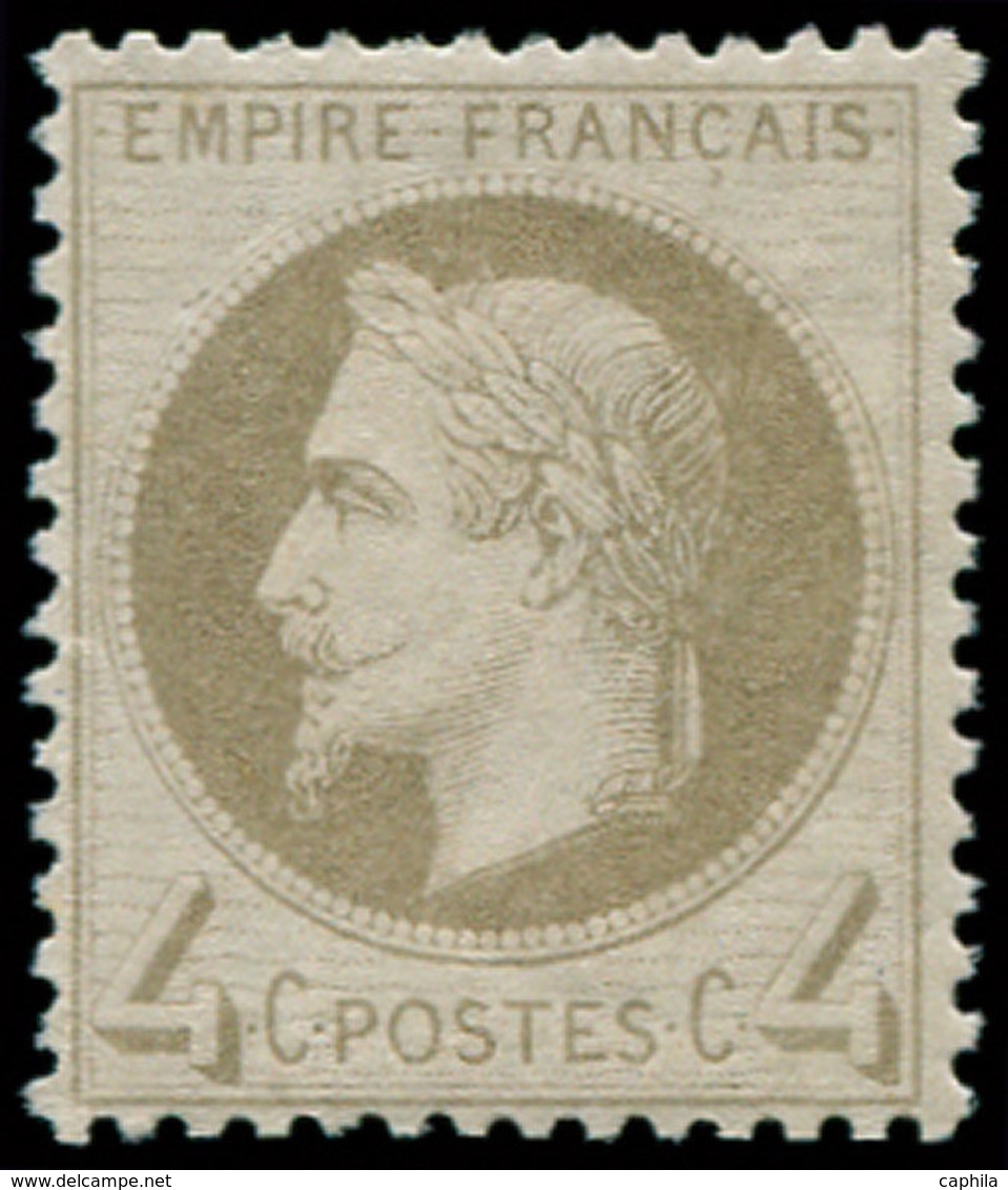 ** FRANCE - Poste - 27B, Type II, TB: 4c. Gris - 1849-1850 Ceres