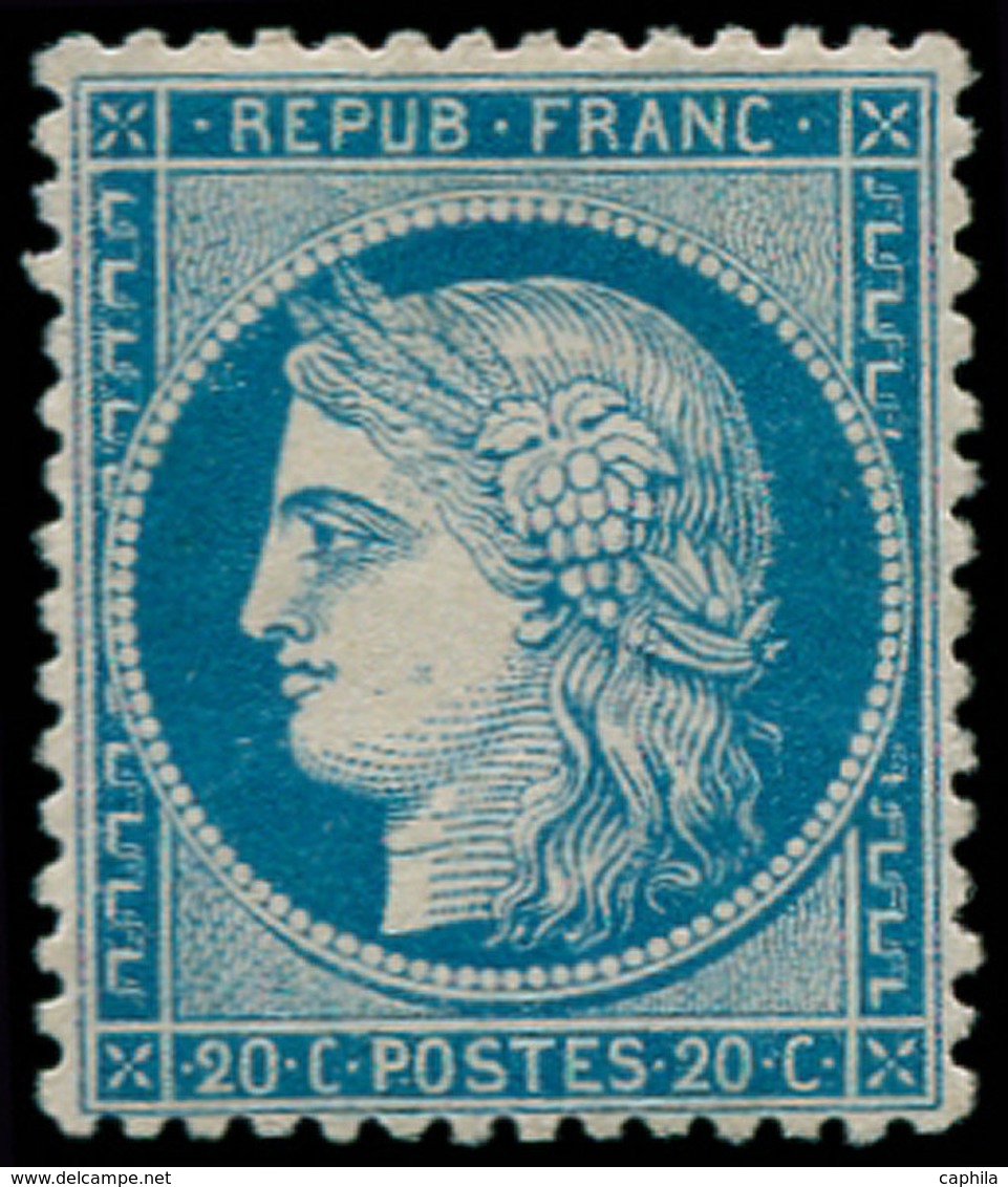 * FRANCE - Poste - 37, Centrage Correct: 20c. Bleu - 1849-1850 Cérès