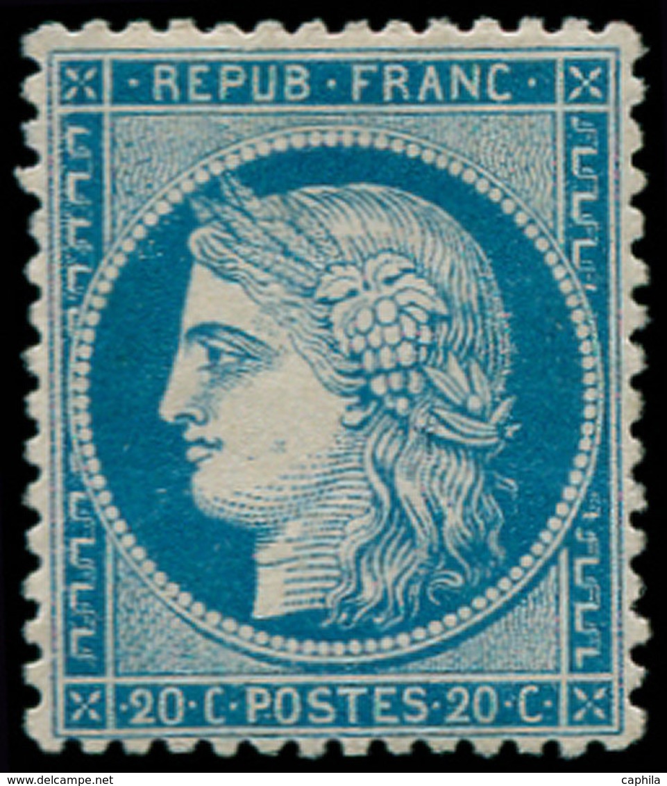 * FRANCE - Poste - 37, Centrage Correct: 20c. Bleu - 1849-1850 Ceres