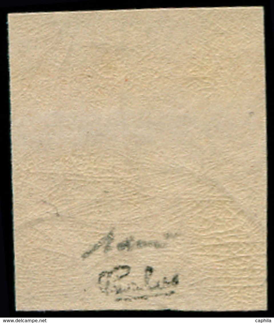 ** FRANCE - Poste - 40B, Report II, Signé Calves: 2c. Brun-rouge - 1849-1850 Ceres