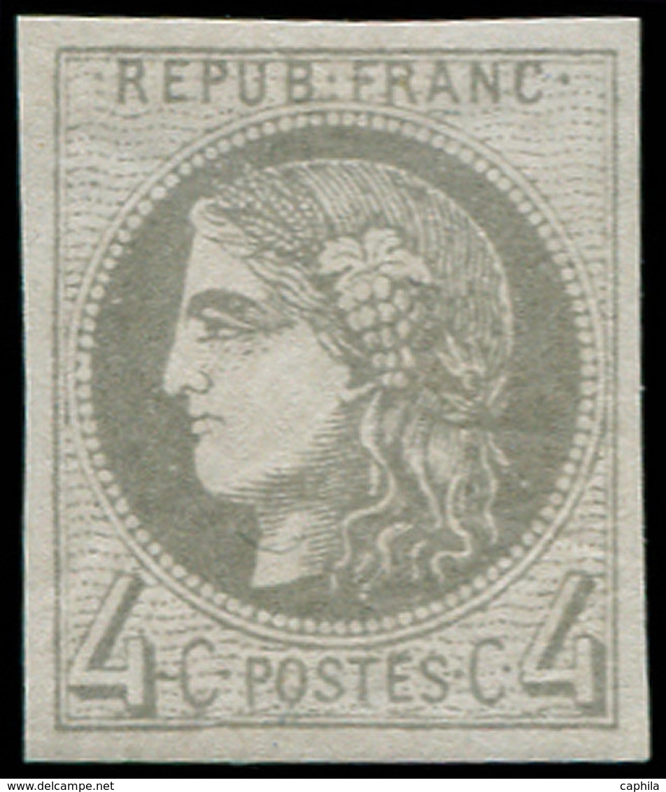 ** FRANCE - Poste - 41B, Signé + Certificat Behr - 1849-1850 Cérès